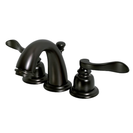 Kingston Brass KB8915NFL NuWave French Widespread Bathroom Faucet, Oil Rubbed Bronze KB8915NFL